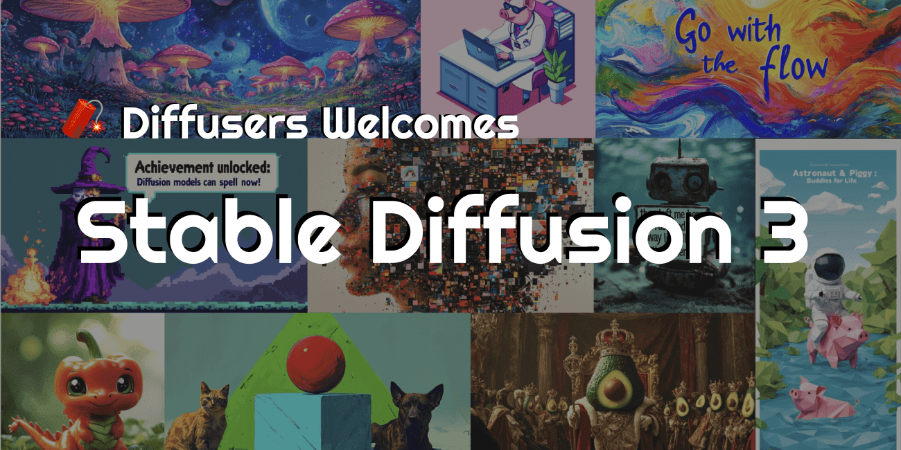 Diffusers welcomes Stable Diffusion 3